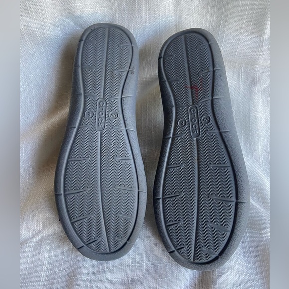 Crocs Women’s Swiftwater Wave Mary Jane Water Sandals Flats Sz 8 Black Comfort - Picture 3 of 10